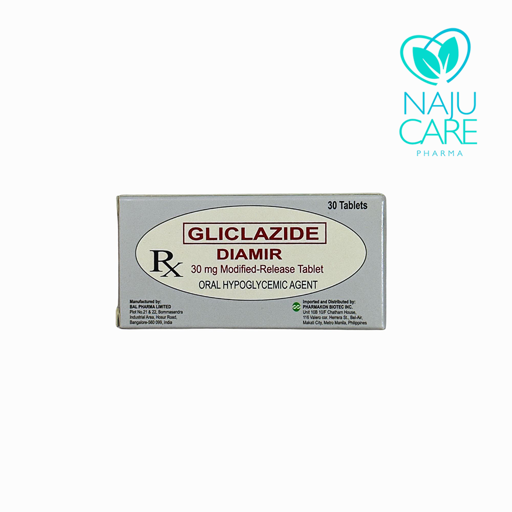 Gliclazide DIAMIR 30mg Tablet 1 BOX