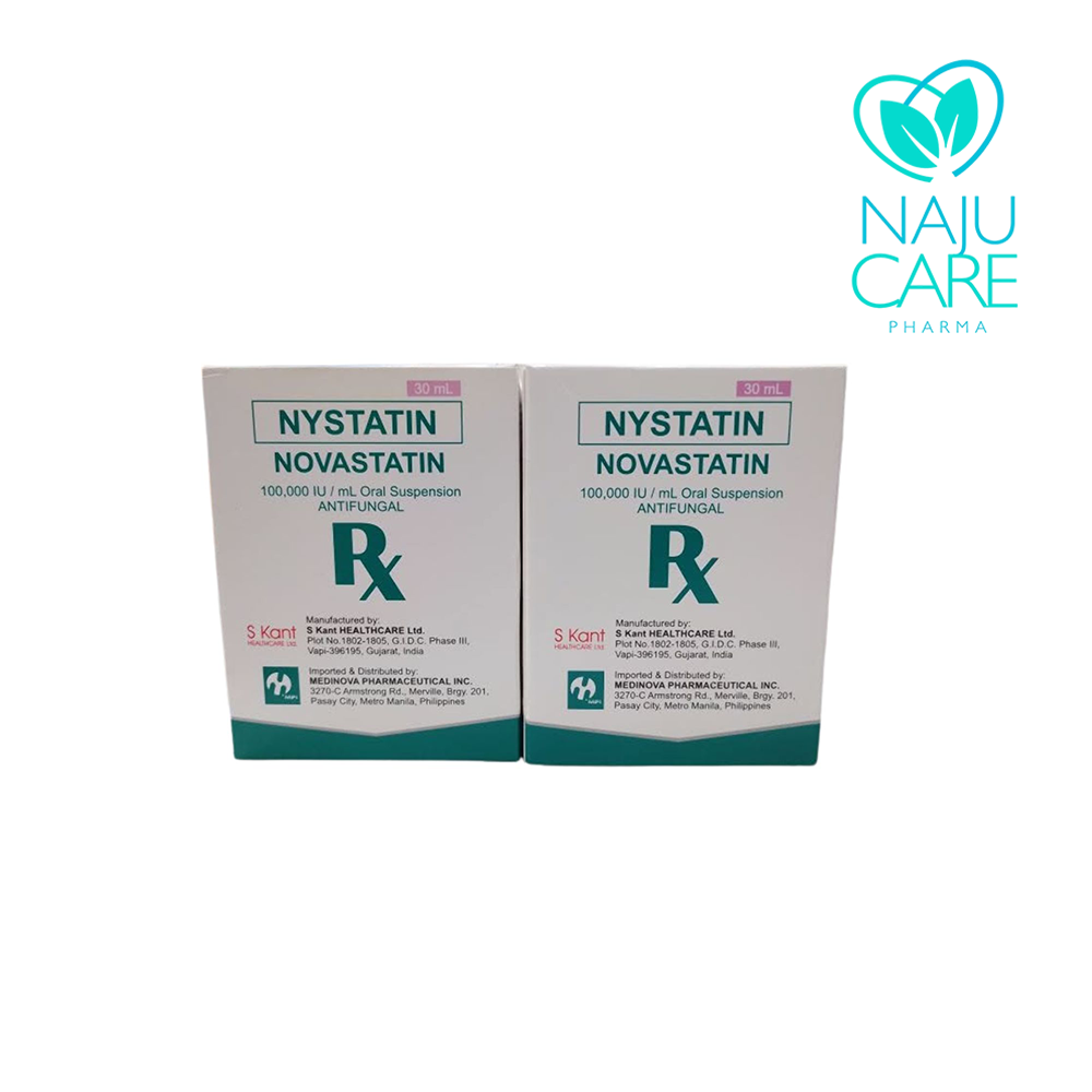 Nystatin Novastatin 100,000 u/ml Oral Suspension 1 BOX