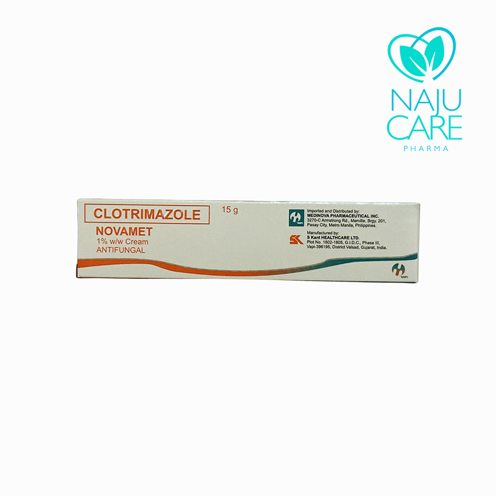 Clotrimazole Novamet 1% w/w Cream 1 BOX