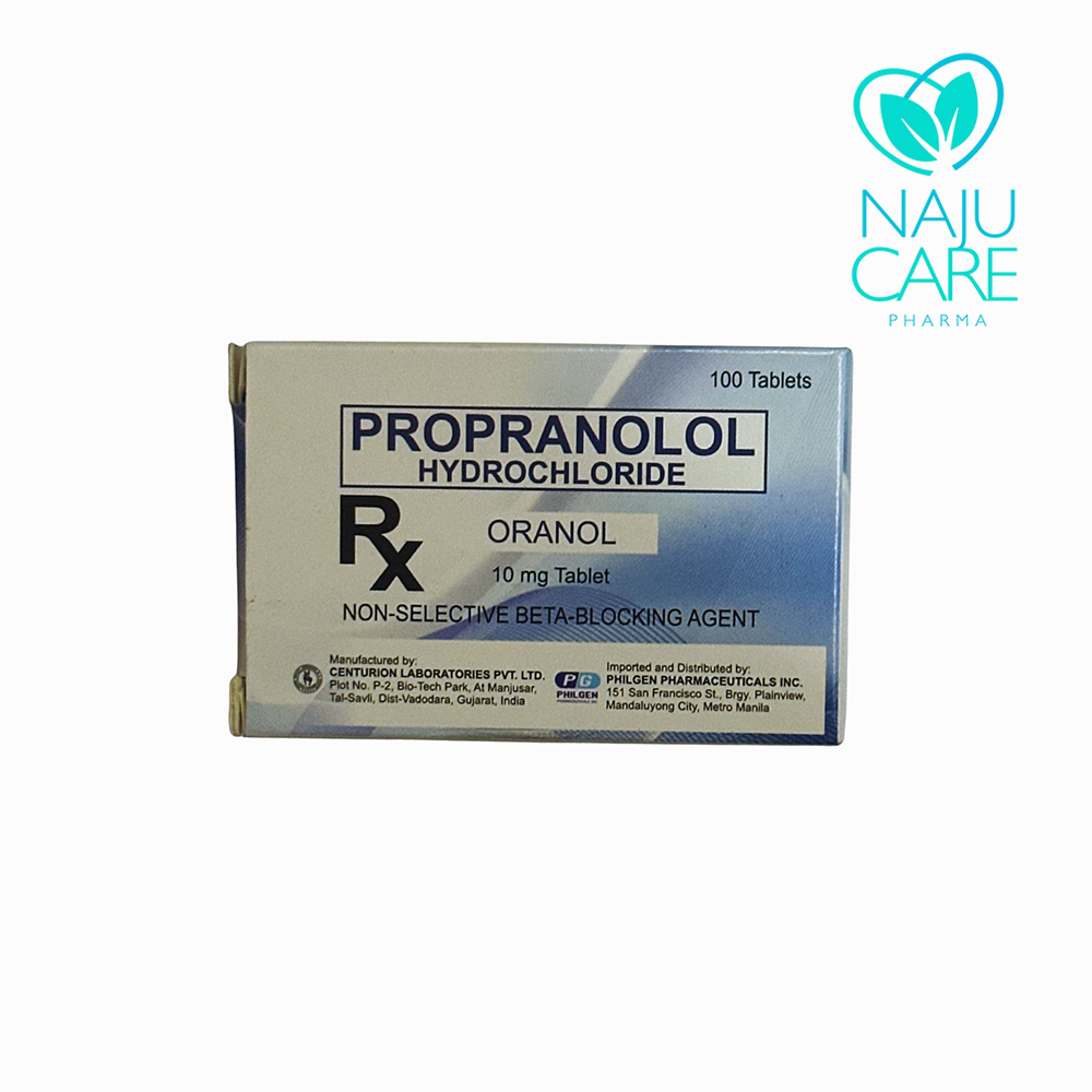 Propranolol ORANOL 10mg Tablet 1 BOX