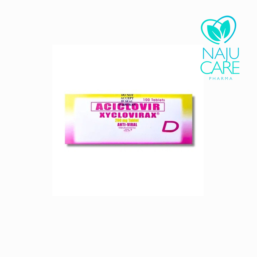 ACICLOVIR 200mg/Tablet (Xyclovirax)