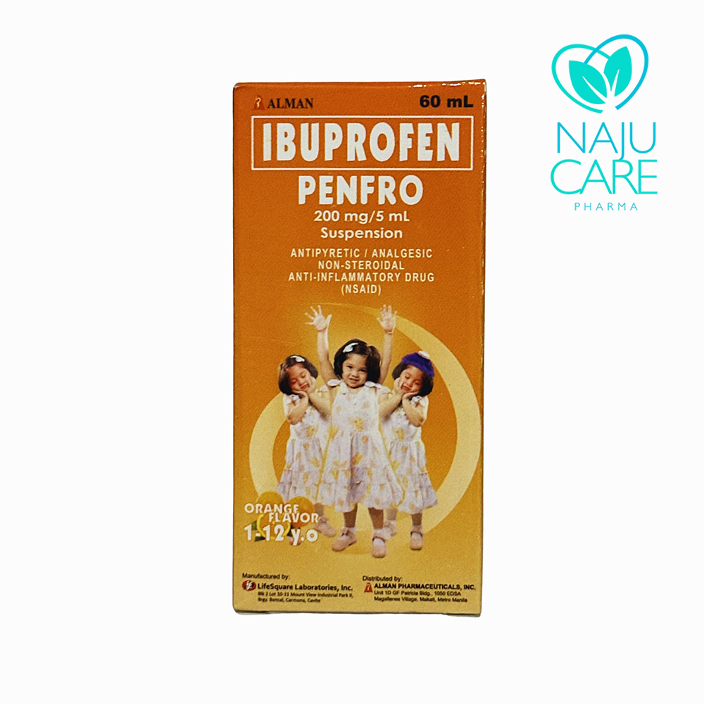 Ibuprofen Penfro 200mg/5ml Suspension 1 BOX