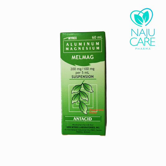 Antacid Melmag 200mg/5ml 60ml 1 BOX