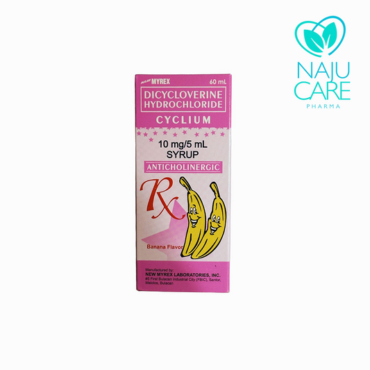 Dicycloverine CYCLIUM 10mg/60ml Syrup 1 BOX