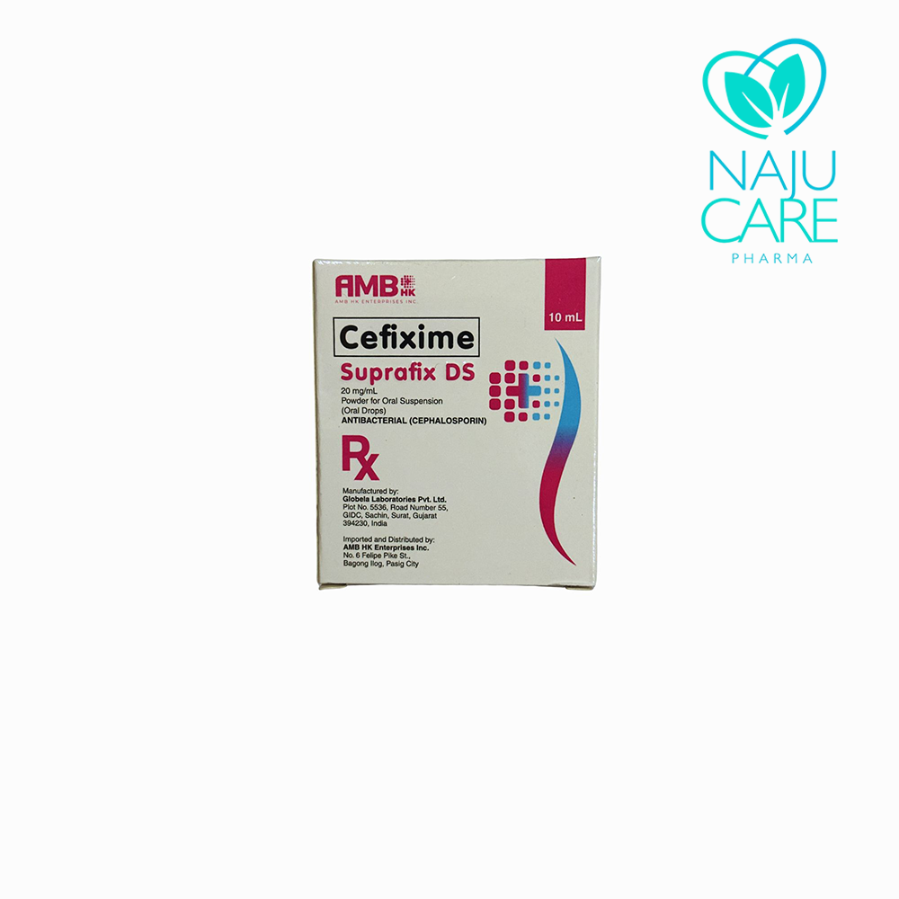 Cefixime Suprafix DS 20mg/ml Drops 10ml 1 BOX