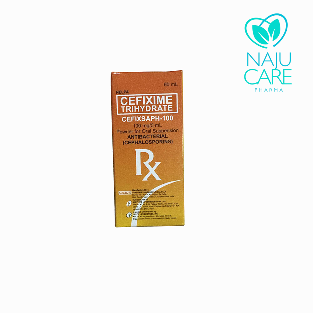 Cefixime CEFIXSAPH 100mg/60ml Susp 1 BOX