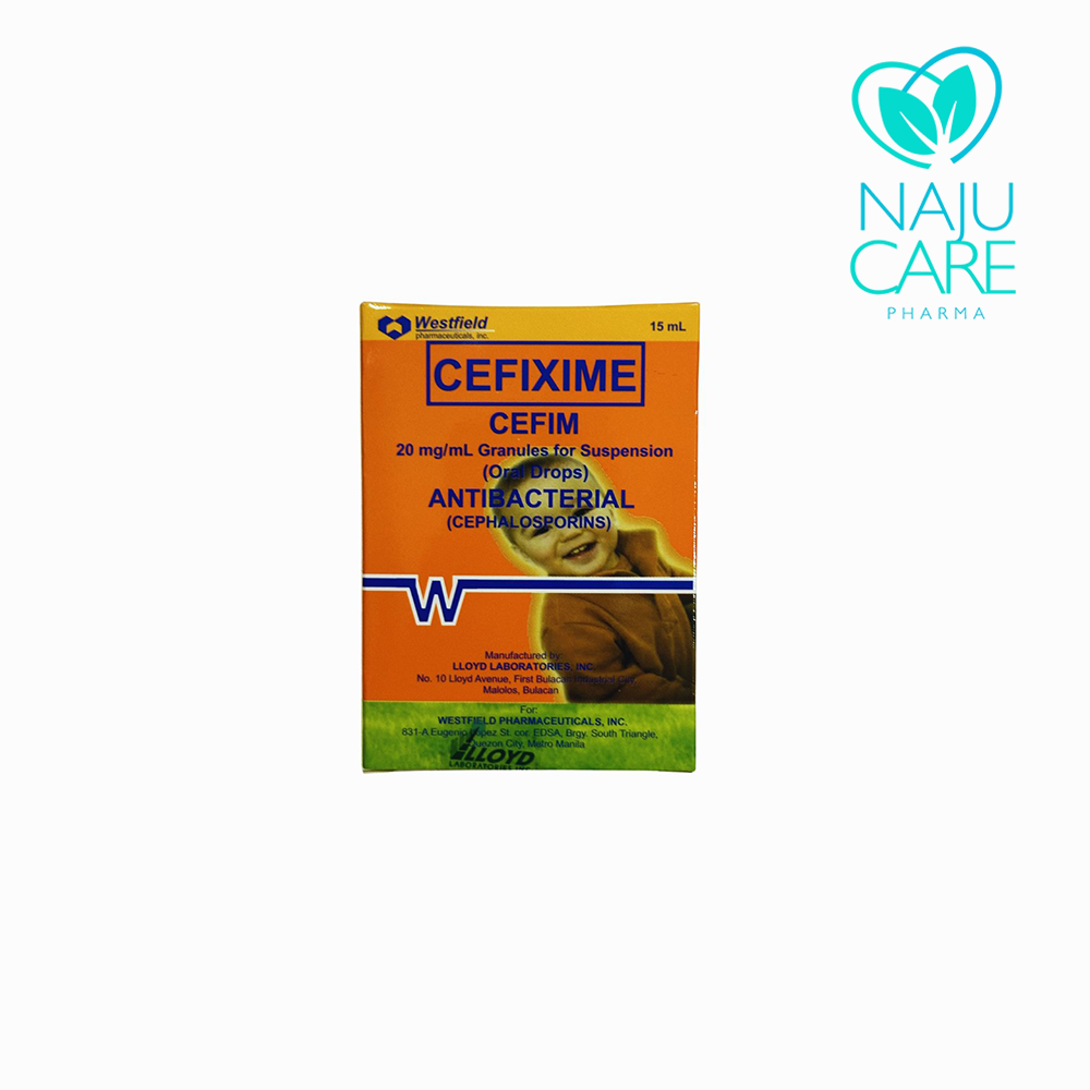 Cefixime Cefim 20mg/15ml Drops 1 BOX