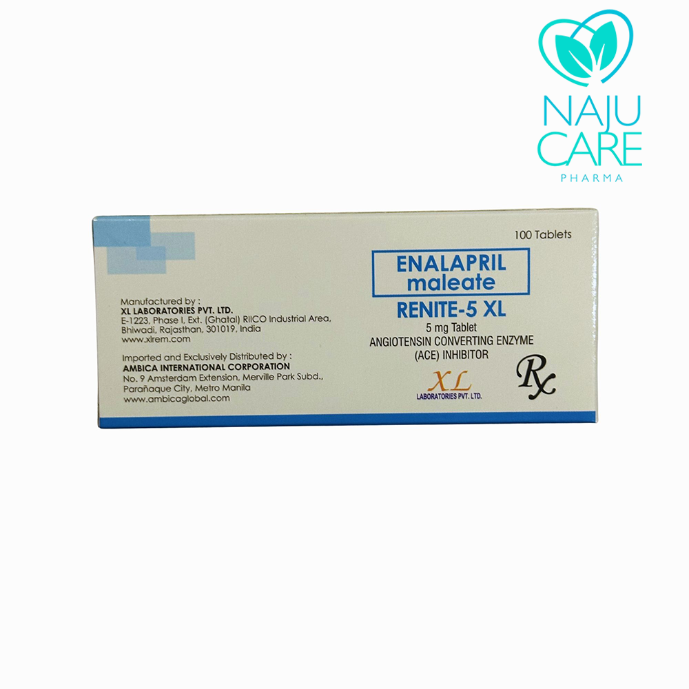 Enalapril Maleate Renite-XL 5mg Tablet 1 BOX