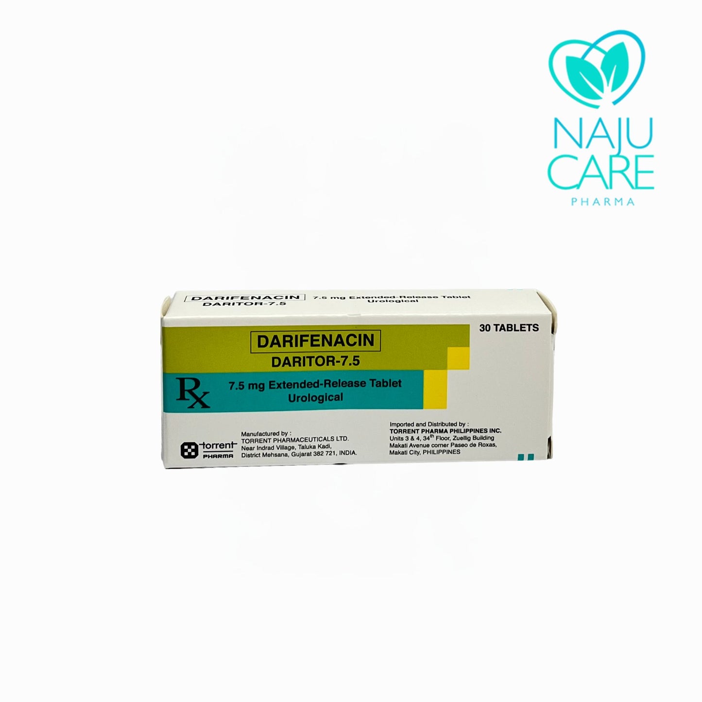 DARIFENACIN 7.5MG TABLET (DARITOR - 7.5)