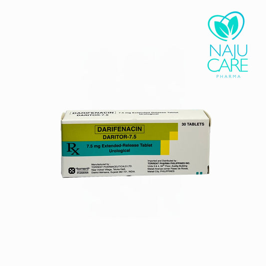 DARIFENACIN 7.5mg TABLET (Daritor - 7.5)