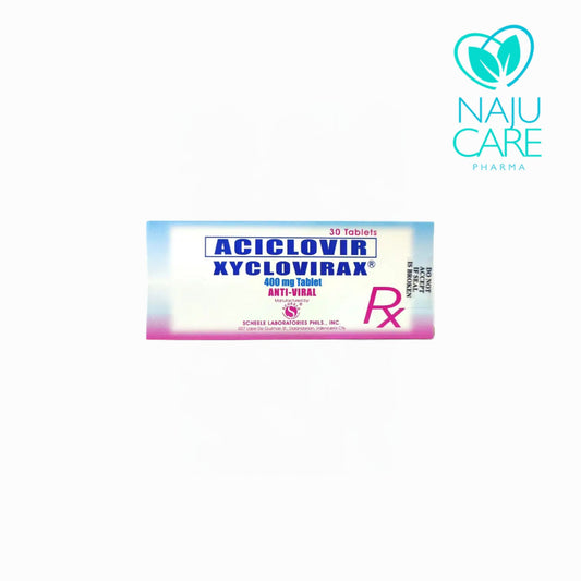 Aciclovir XYCLOVIRAX 400mg Tablet 1 BOX
