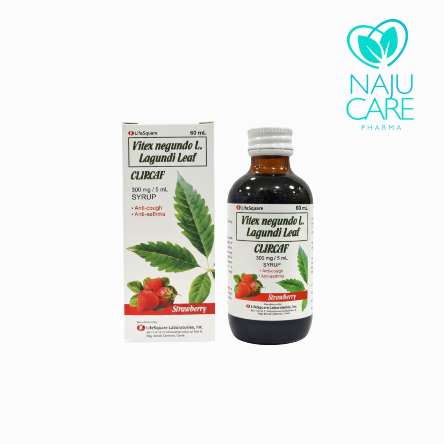 LAGUNDI 300mg/5ml 60ml Syrup (Clircaf)