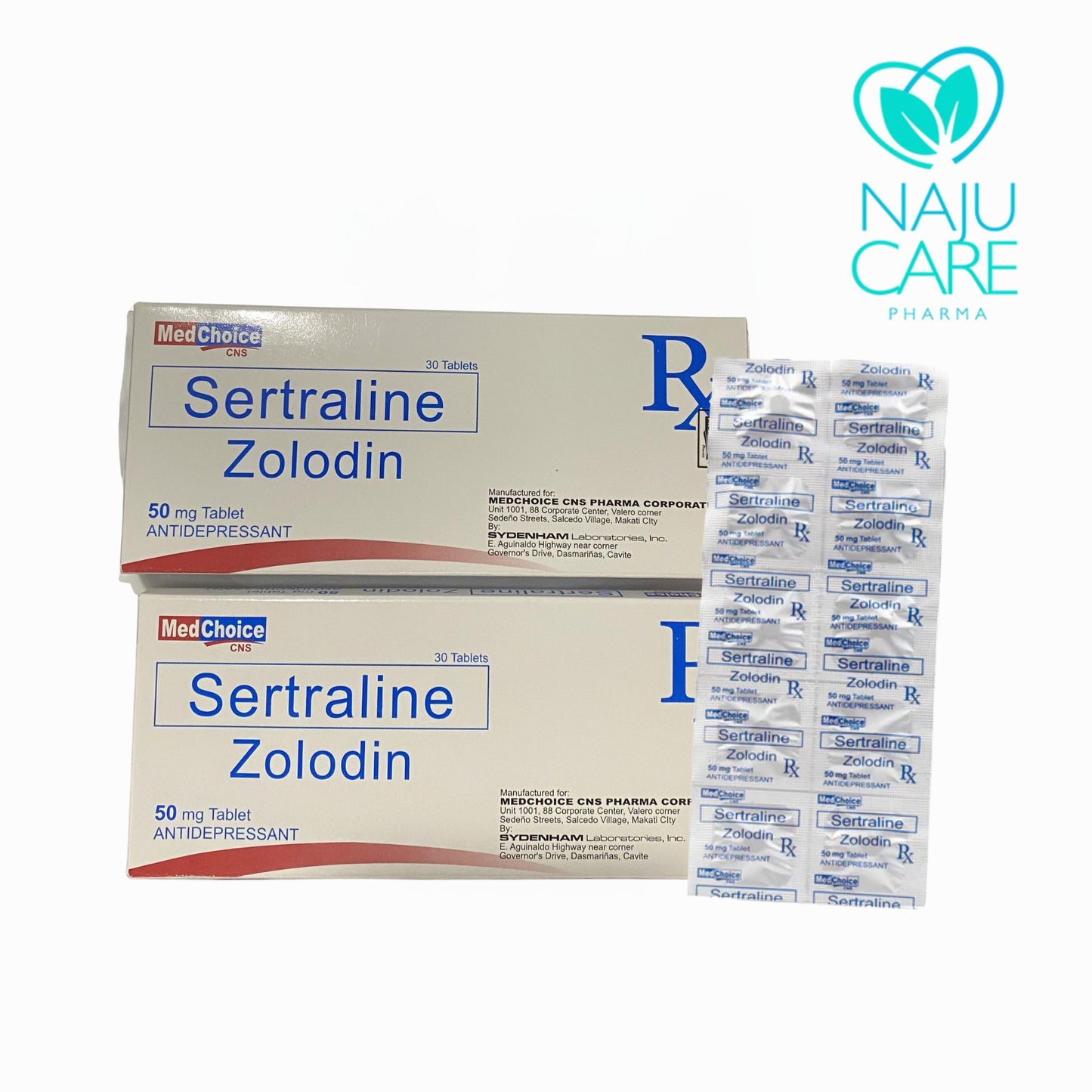 Sertraline Zolodin 50mg Tablet