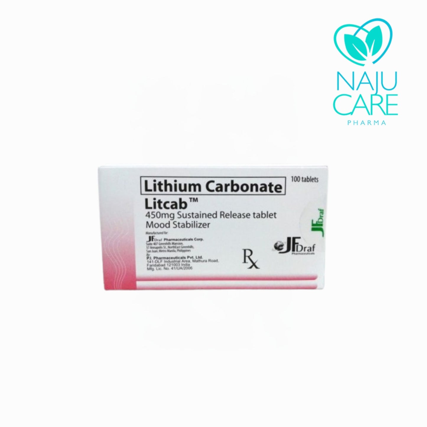 Lithium Carbonate Litcab 450mg