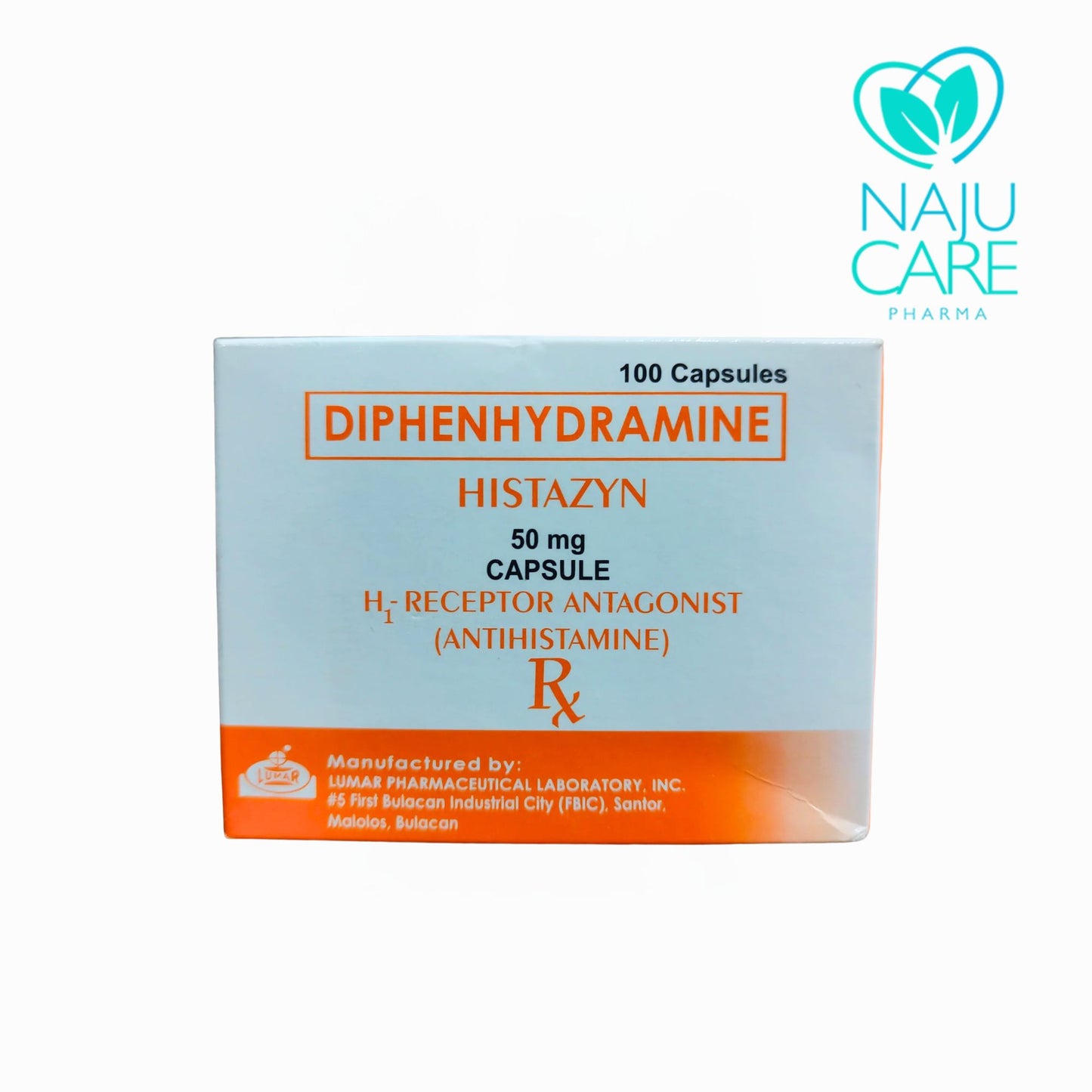 DIPHENHYDRAMINE 50mg/cap (Histazyn)