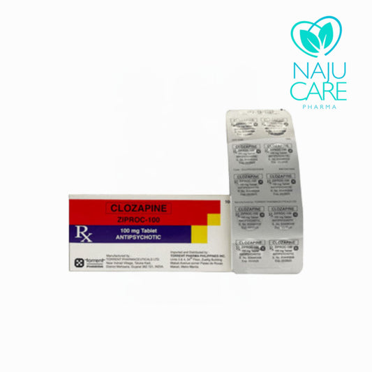 Clozapine Ziproc 100mg Tablet