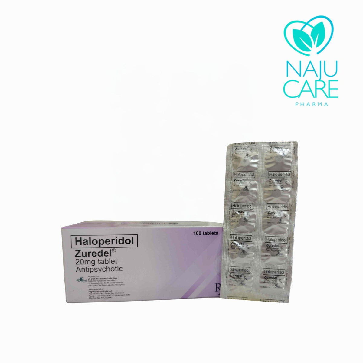 HALOPERIDOL 20mg/Tab (Zuredel)
