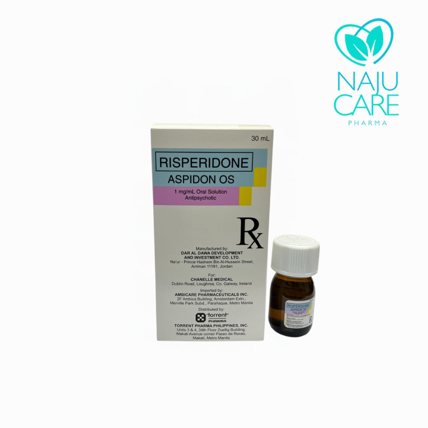 RISPERIDONE 1mg/mL Oral Solution 30mL (Aspidon OS)