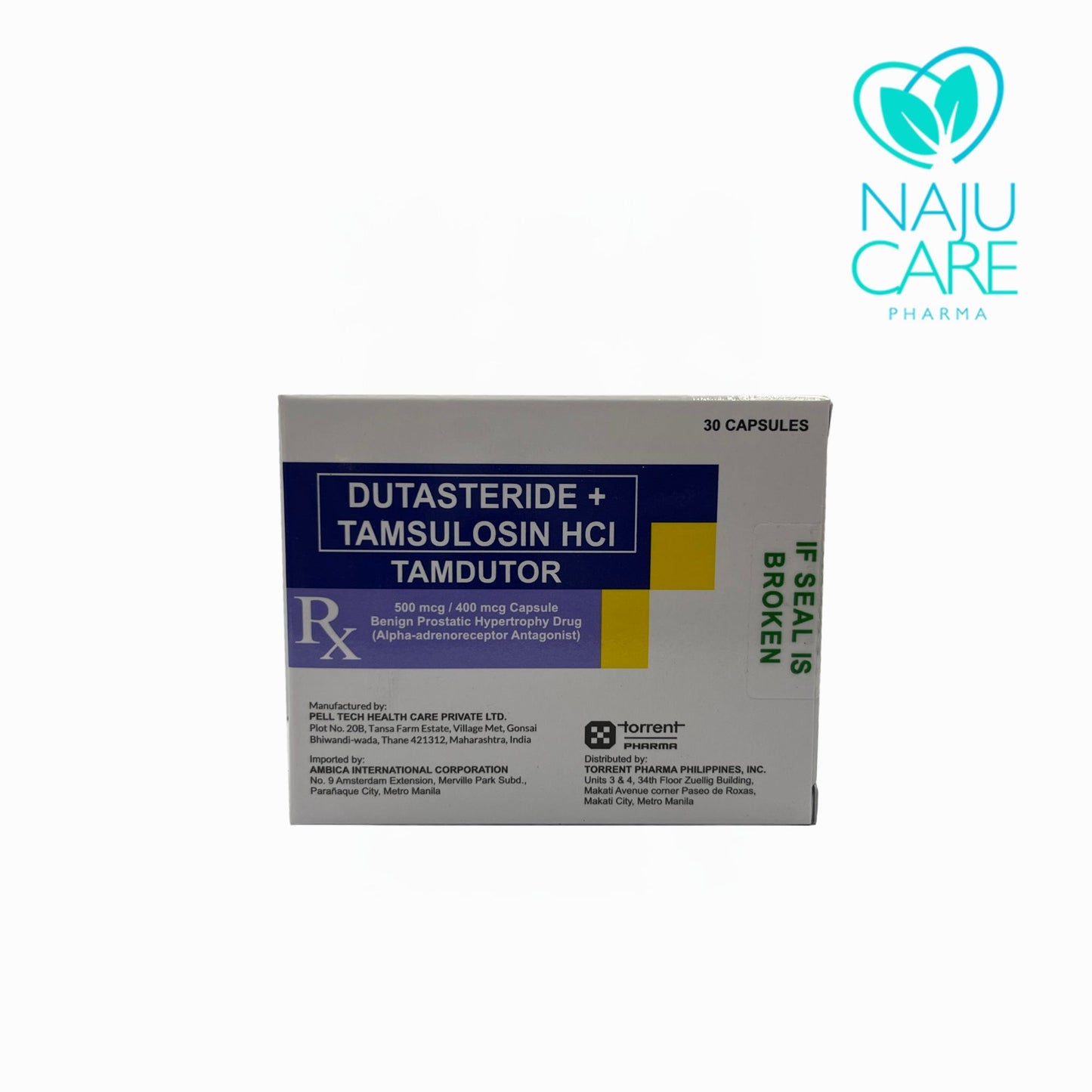 DUTASTERIDE + TAMSULOSIN HCI 500MCG / 400MCG CAPSULE (TAMBUTOR) 30 CAPSULES