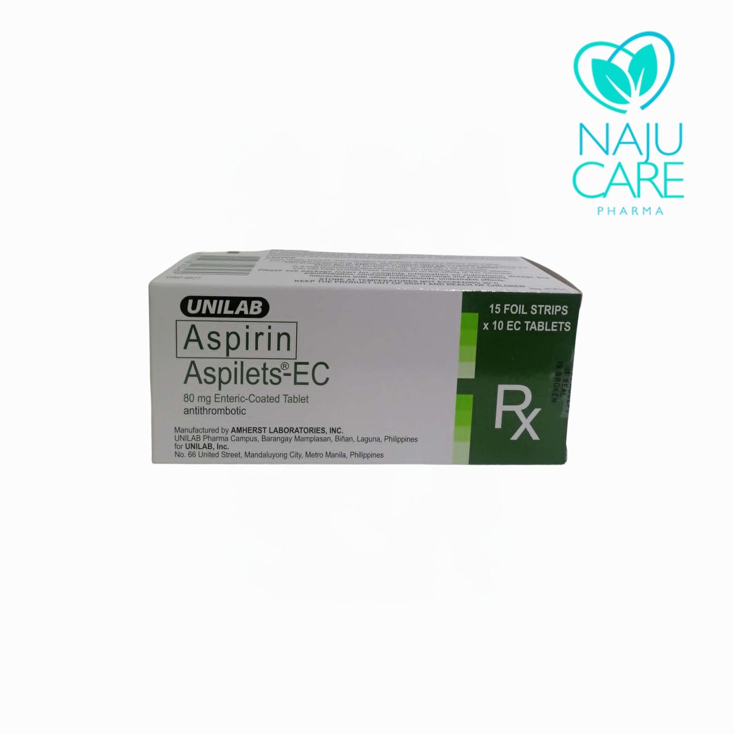 ASPIRIN 80MG ENTERIC-COATED TABLET (ASPILETS-EC)