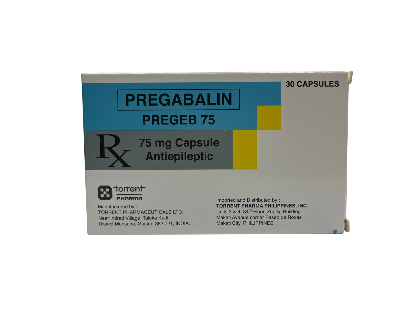 Pregabalin Pregamed 75mg Tablet 1 BOX