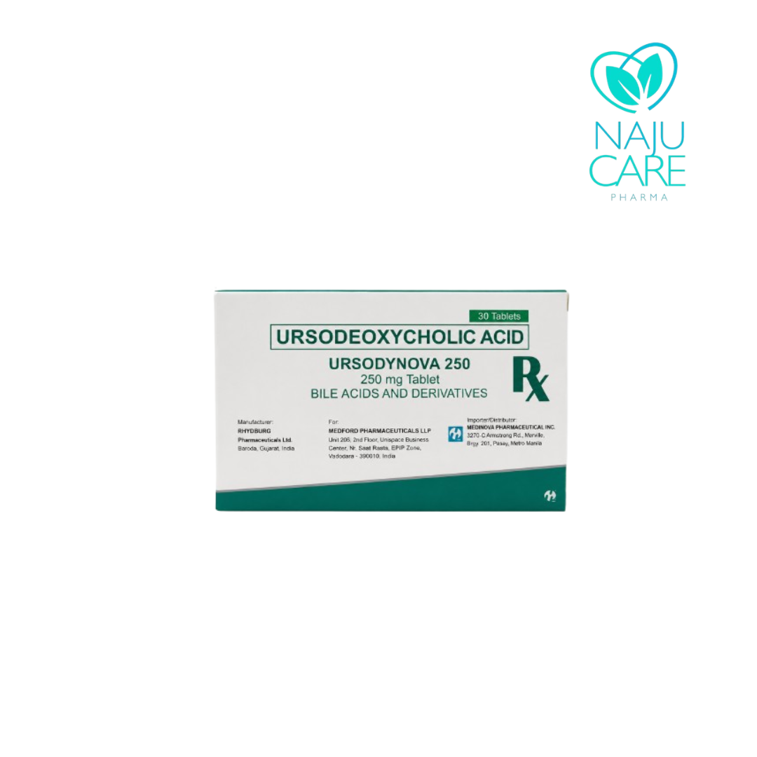 URSODEOXYCHOLIC ACID 250mg (URSODYNOVA 250)