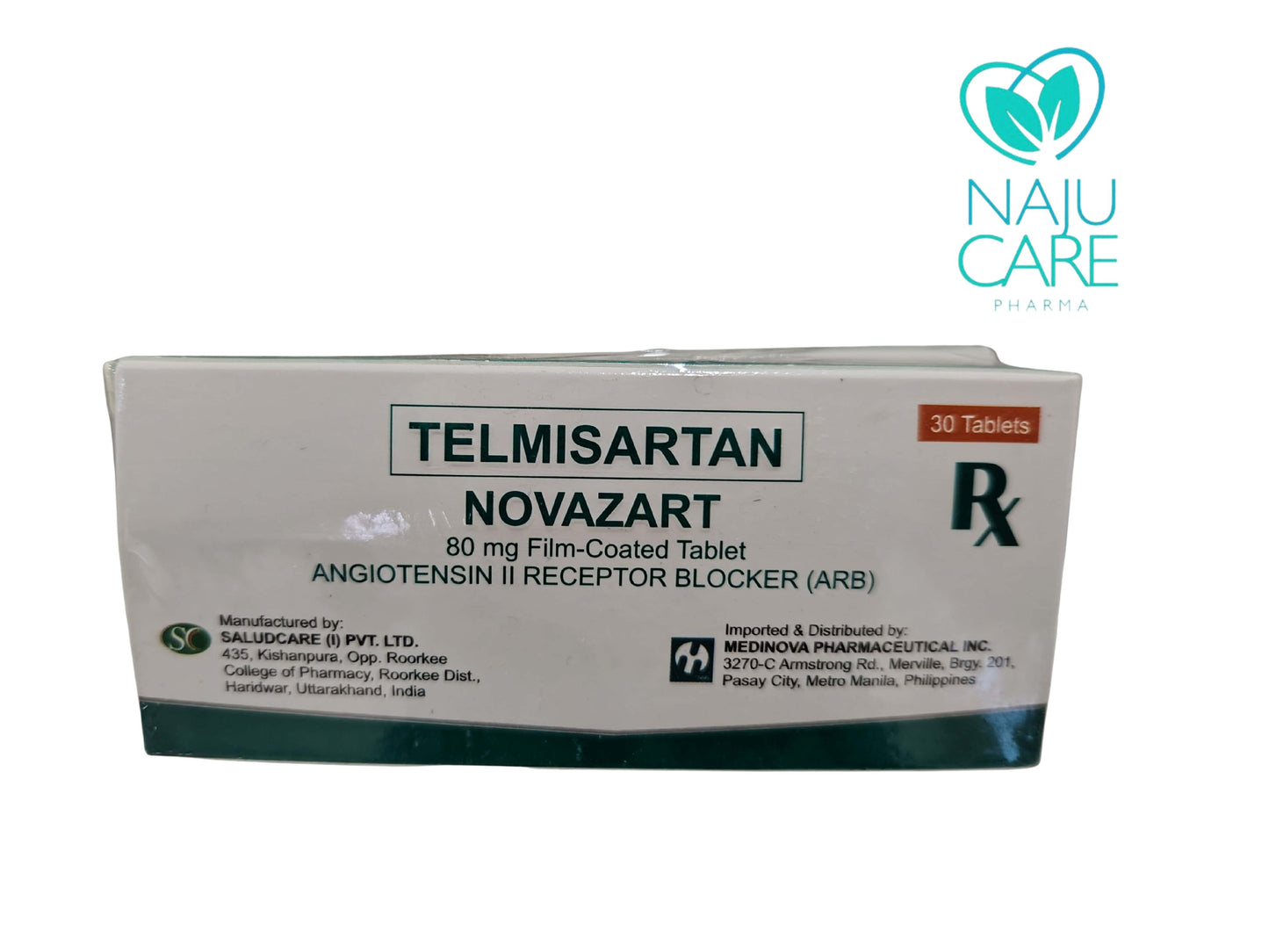TELMISARTAN 80MG/FILM-COATED TABLET (Novazart)