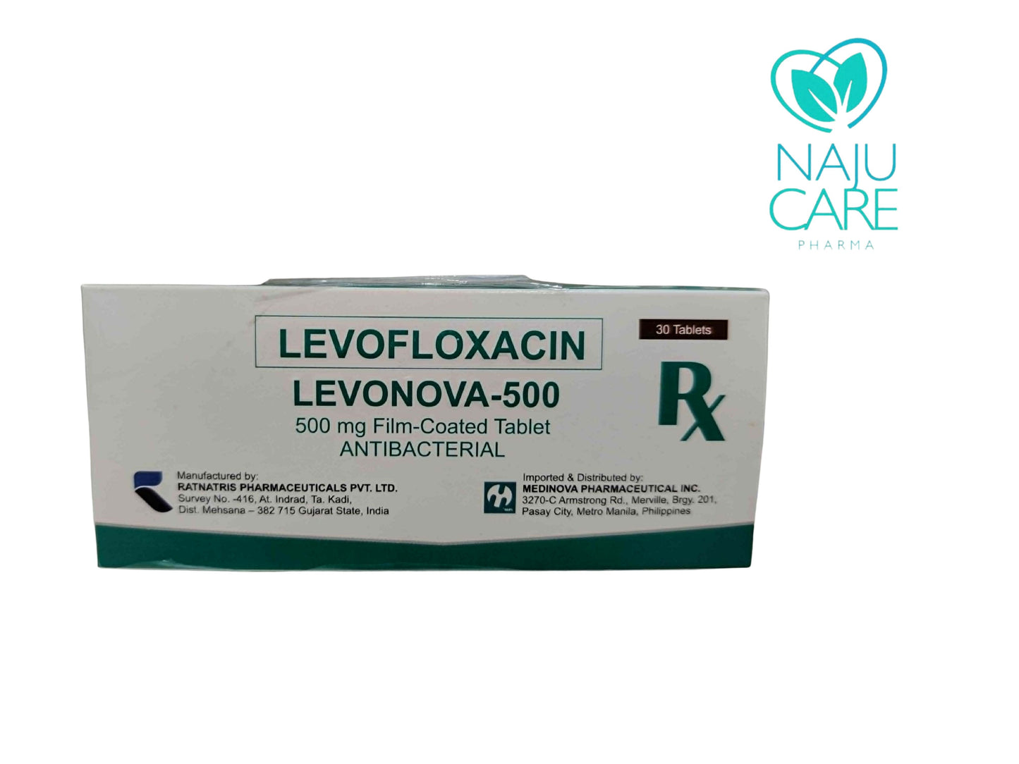 LEVOFLOXACIN 500MG/FILM-COATED TABLET (LEVONOVA 500)