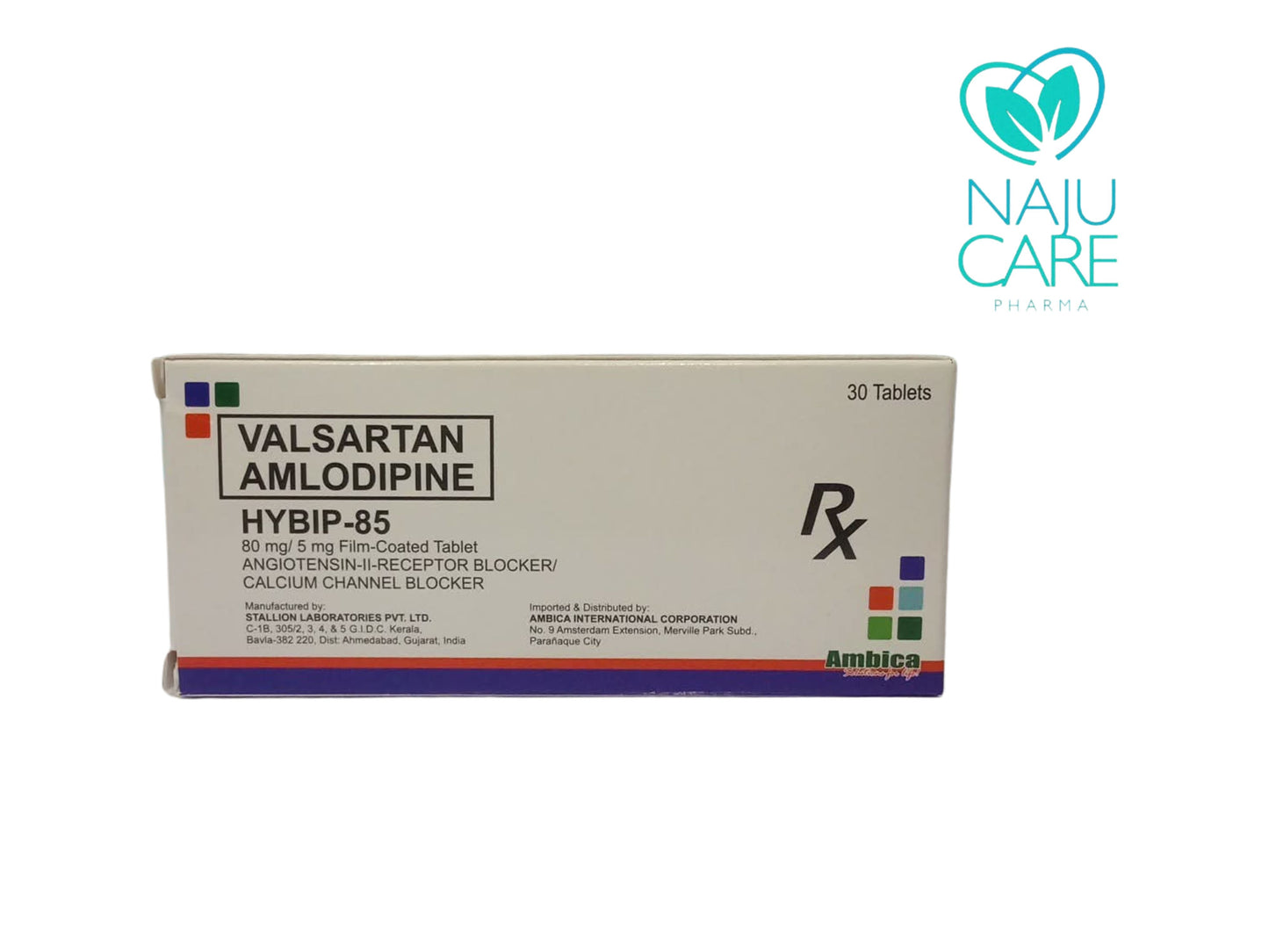 VALSARTAN+AMLODIPINE 80mg/5mg TABLET (Hybip)