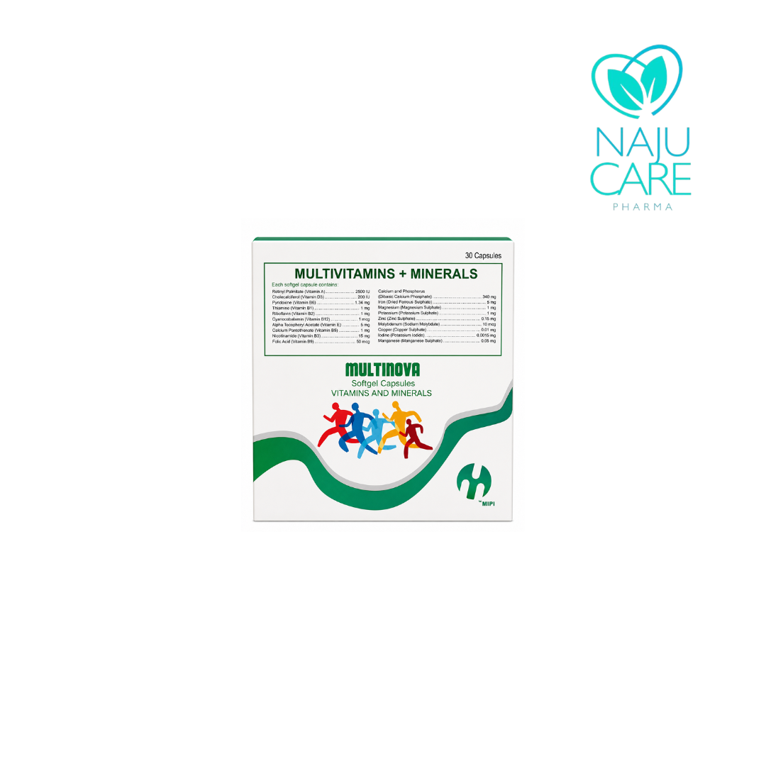 MULTIVITAMINS + MINERALS Softgel Capsules (Multinova)