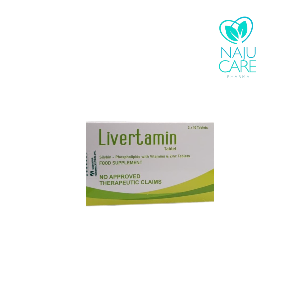 SILYBIN - PHOSPHOLIPIDS with VITAMINS & ZINC TABLETS (Livertamin)