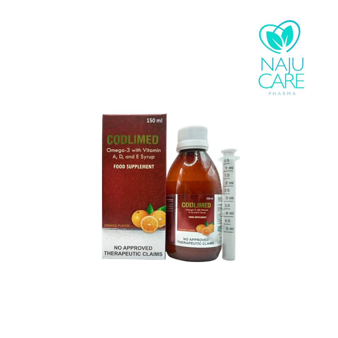 CODLIMED omega-3 with Vitamin A,D and E syrup