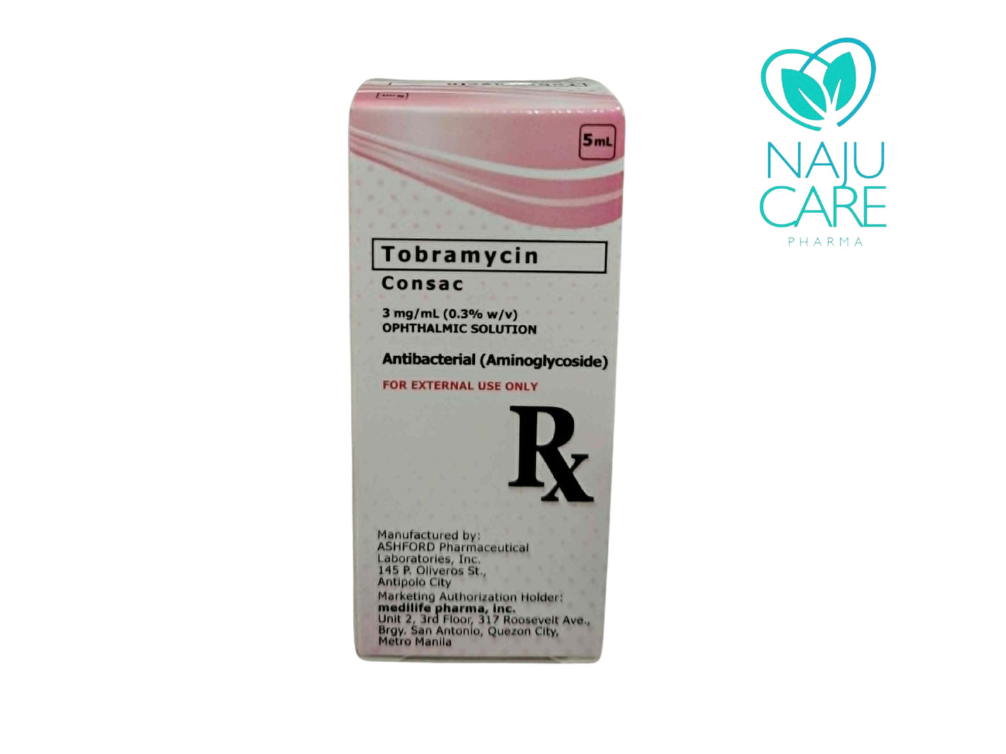 TOBRAMYCIN 5ML OPHTALMIC SOLUTION (Consac)
