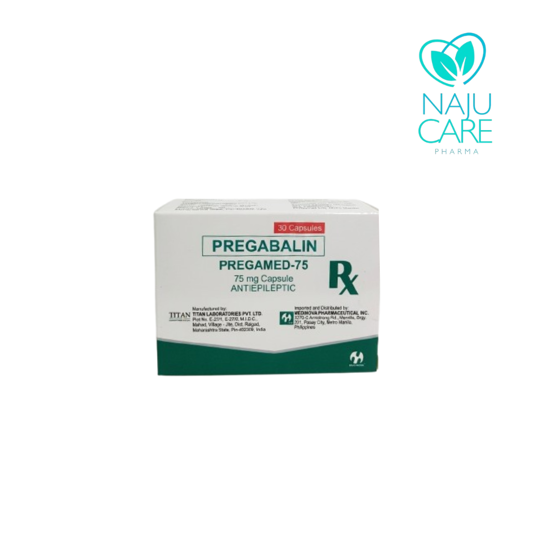 PREGABALIN 75mg/Tab (Pregamed-75)
