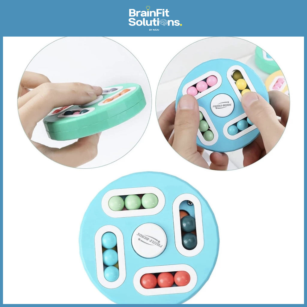 Round Maze Puzzle Bead-Laden IQ Challenge for Brain Boosting