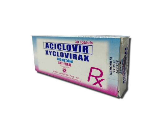 Aciclovir XYCLOVIRAX 400mg Tablet 1 BOX