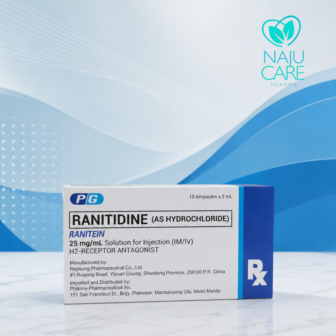 RANITIDINE 25mg INJECTION (Ranetein)