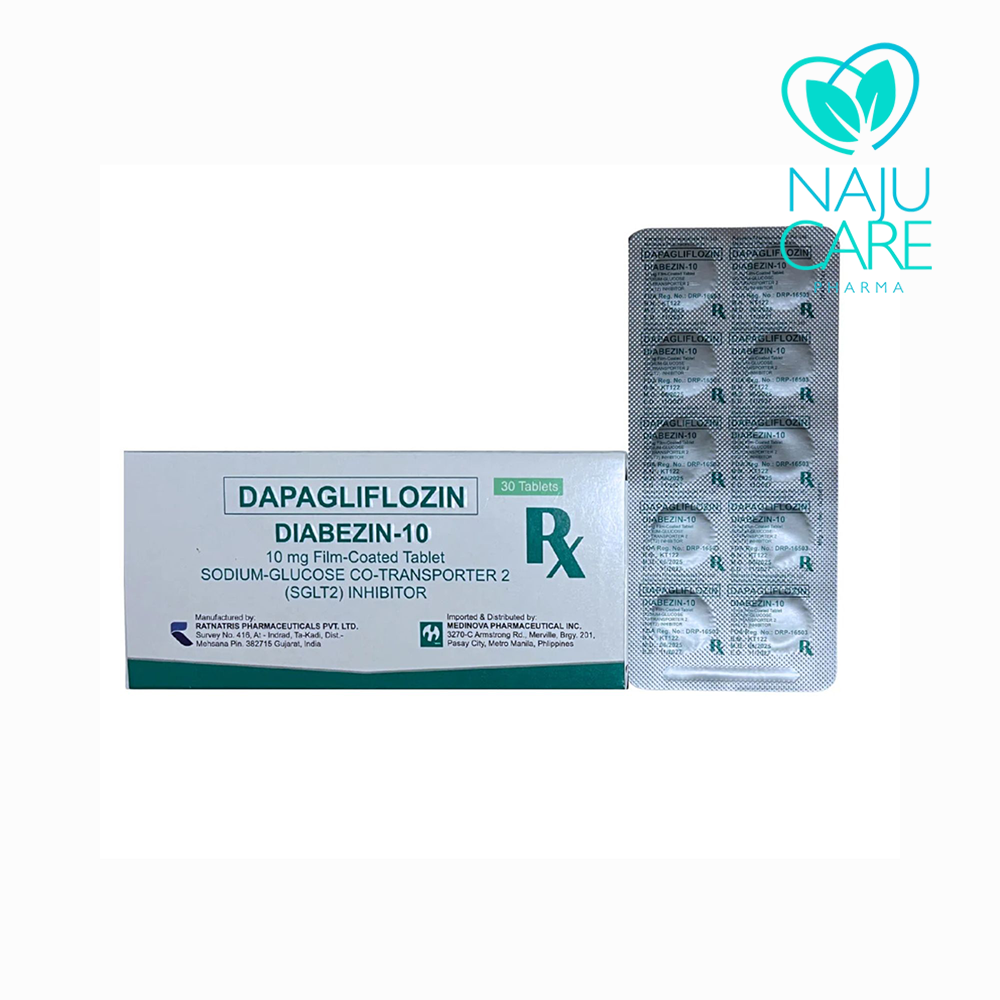 Dapagliflozin Diabezin-10 10mg Film-Coated Tablet 1 BOX