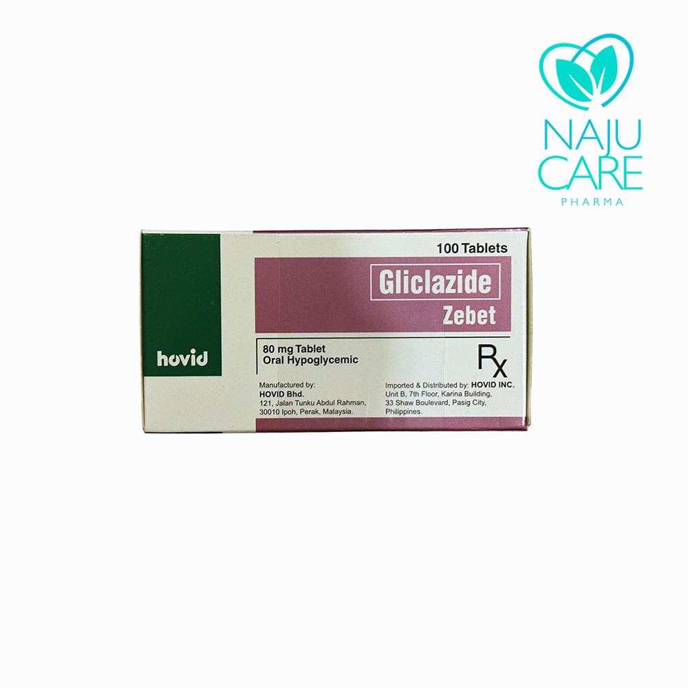 Gliclazide Zebet 80mg Tablet 1 BOX