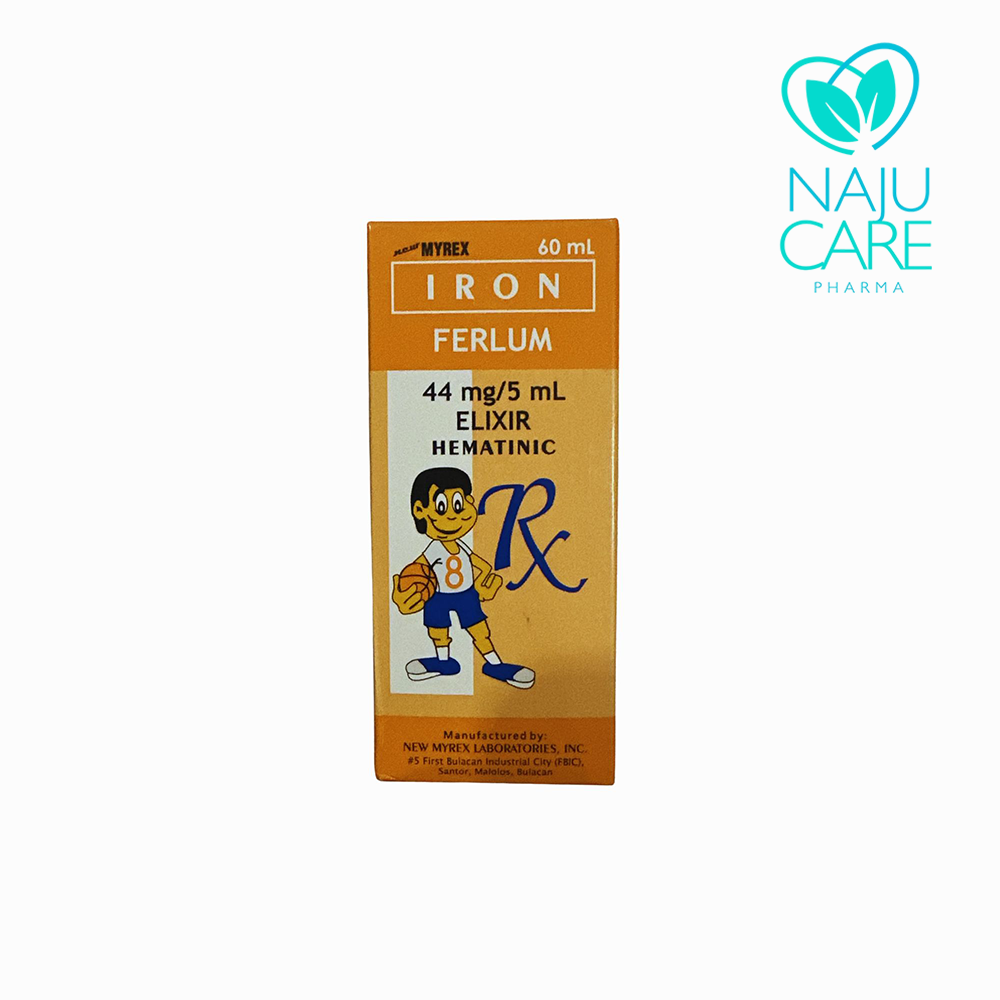 Ferrous Sulfate Ferlum Syrup 60ml 1 BOX
