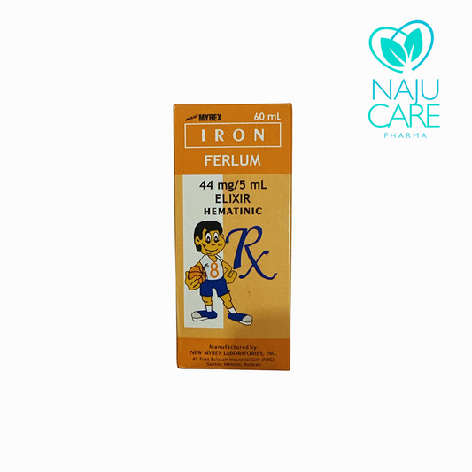Ferrous Sulfate Ferlum Syrup 60ml 1 BOX