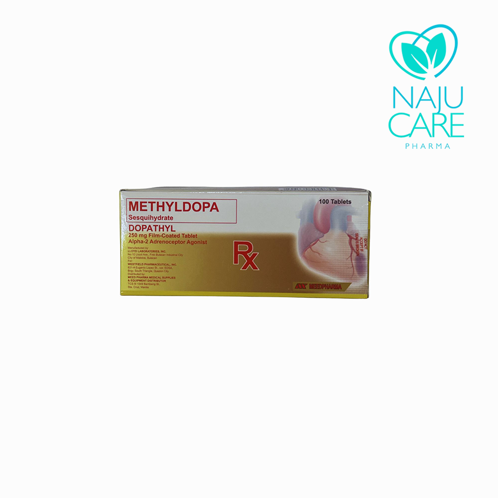 Methyldopa Dopathyl 250mg Tablet 1 BOX