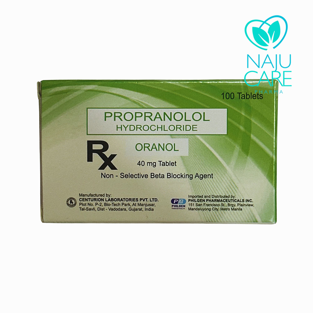 Propranolol ORANOL 40mg Tablet 1 BOX