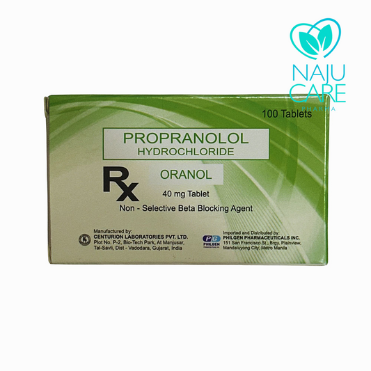 Propranolol ORANOL 40mg Tablet 1 BOX