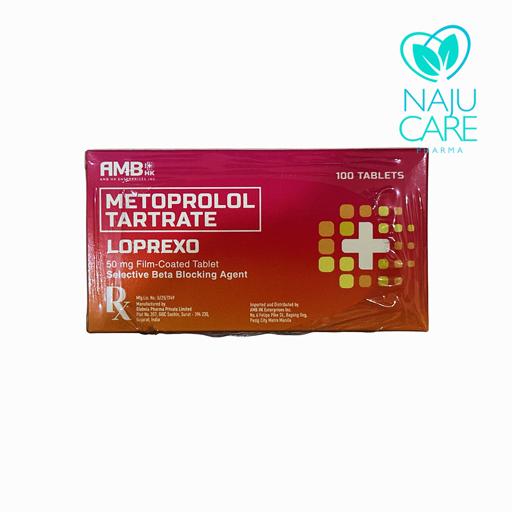 Metoprolol Loprexo 50mg Tablet 1 BOX