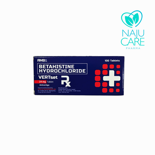 Betahistine VERTSET 24mg Tablet 1 BOX