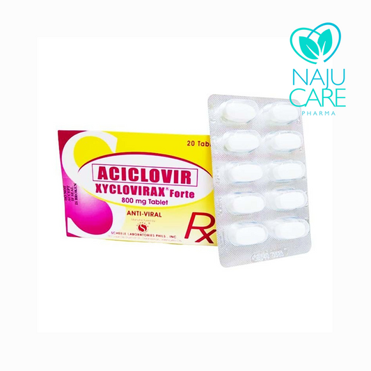 Aciclovir XYCLOVIRAX 800mg Tablet 1 BOX