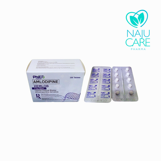 Amlodipine Hemlob 5mg Tablet 1 BOX