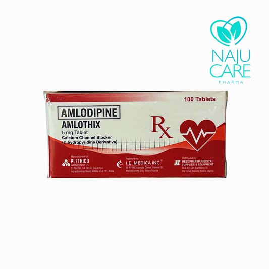 Amlodipine AMLOTHIX 5mg Tablet 1 BOX