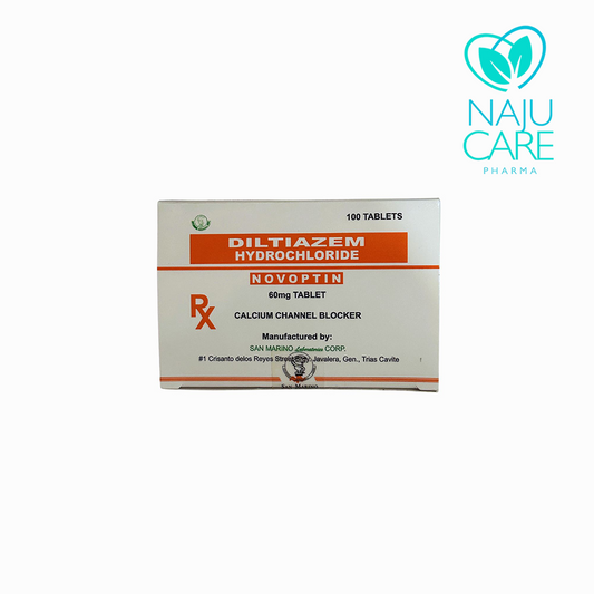 Diltiazem Novoptin 60mg Tablet 1 BOX